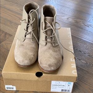 Toms Lunata lace-up heels